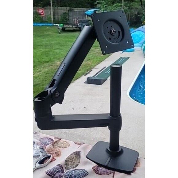 LX Premium Monitor Arm, Single Monitor Desk Mount – fits Flat Curved, New Oob - Picture 5 of 5